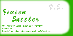 vivien sattler business card